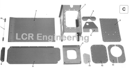 LCR chassis part (C3)