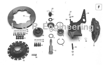 LCR wheel nut (F6/G6/H30)