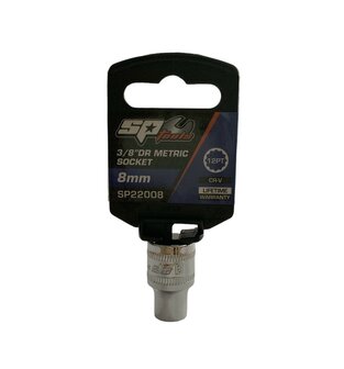 SP Tools 3/8&quot; DR Metric Socket 8 mm 12PT