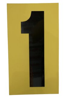 Pit Board numbers set XXL (yellow/black)