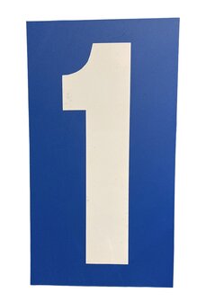 Pit Board numbers set XXL (blue/white)