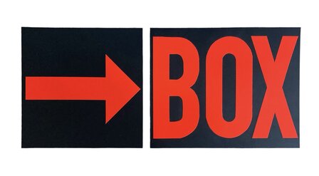 Pit Board Box and Arrow XXL (black/fluor red)