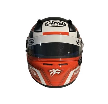 Arai visor sticker (white)