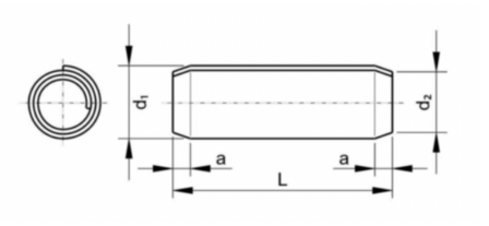 Securing pin (3x12mm)