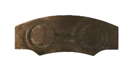 Titanium brake pad plate E1749 (used)