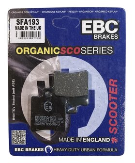 EBC Organic Brake Pads SFA193