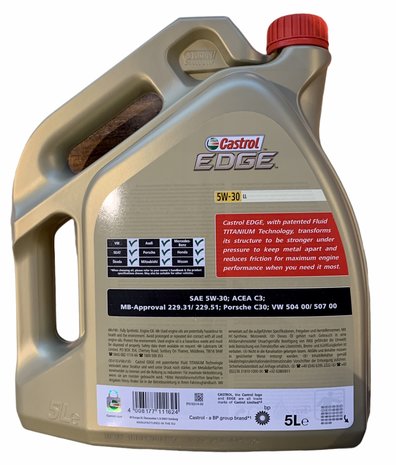 Castrol EDGE 5W-30 LL, Engine oil, 4l