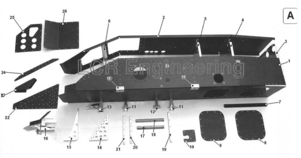 LCR chassis cover (A8)