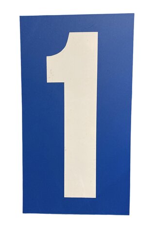 Pit Board numbers set XXL (blue/white)