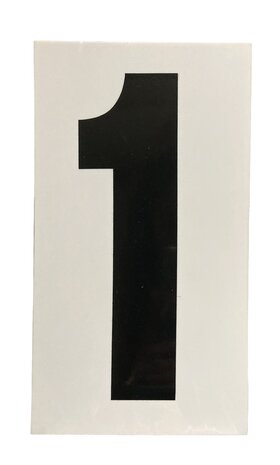 Pit Board numbers set XXL (white/black)