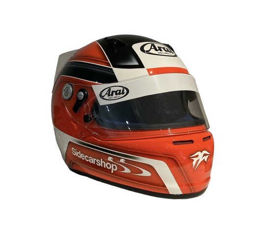 Arai visor sticker (white)