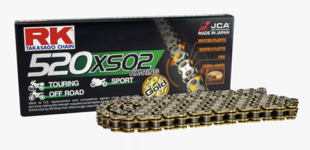 RK 520XSO2 RX-Ring Chain 94 links (Gold)