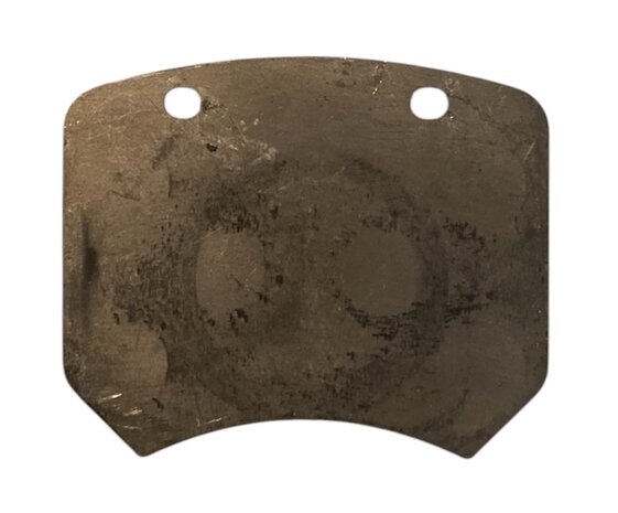 Titanium brake pad plate E1363 (used)